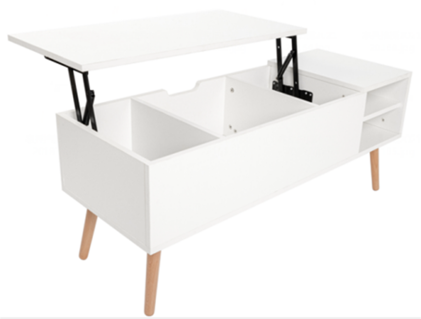 Classic Lift Top Coffee Table, White