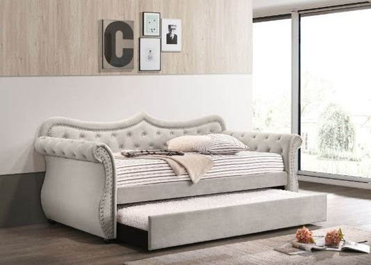 ACME Adkins Daybed & Trundle - Beige