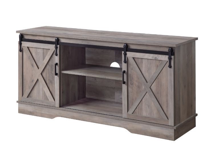 Bennet TV Stand, Gray Finish