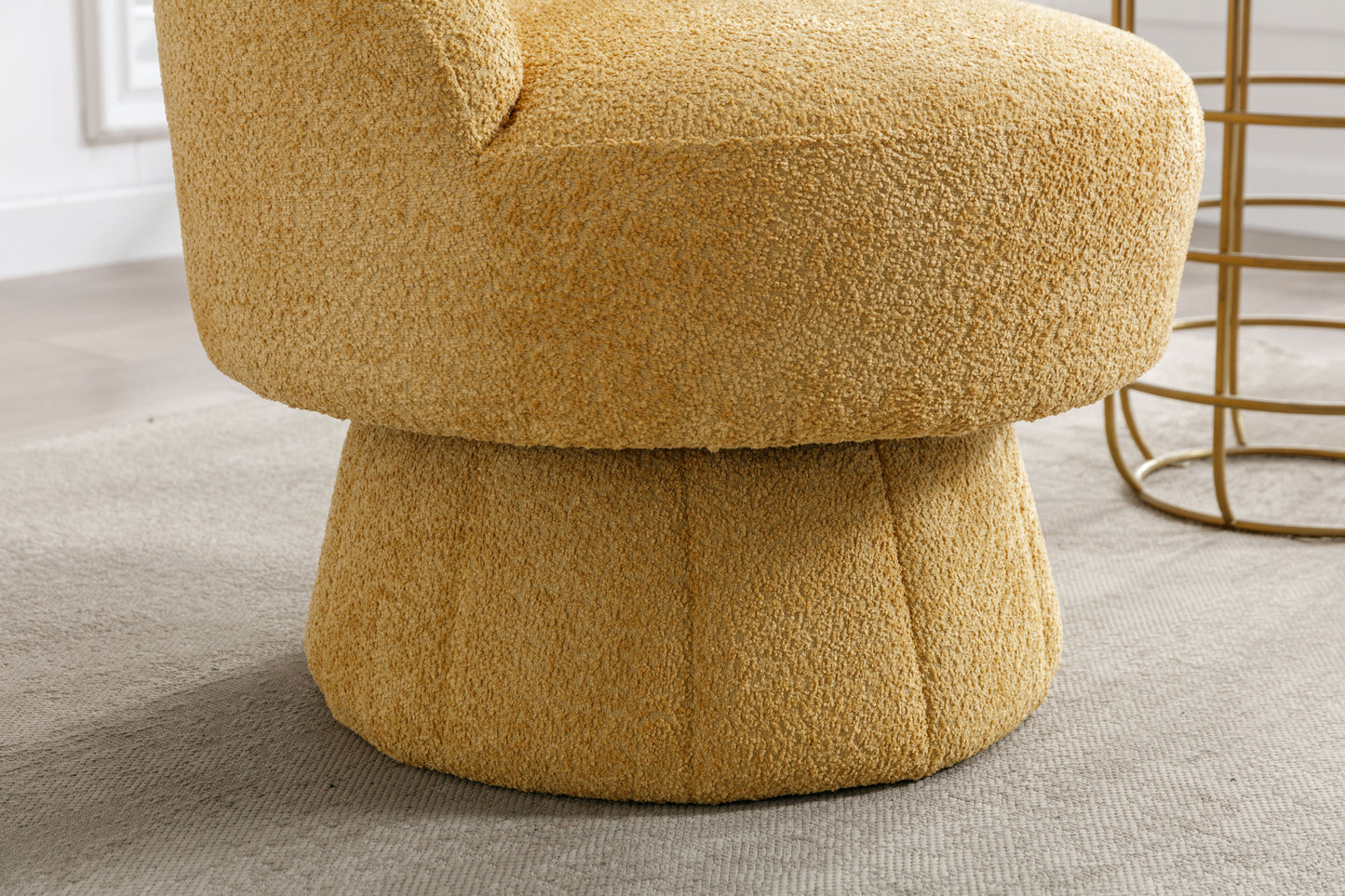 Mina 360 Degree Swivel  Barrel Chair