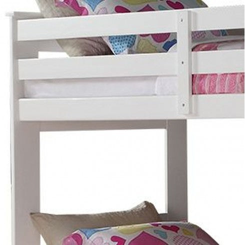 ACME Allentown Bunk Bed in White - Twin