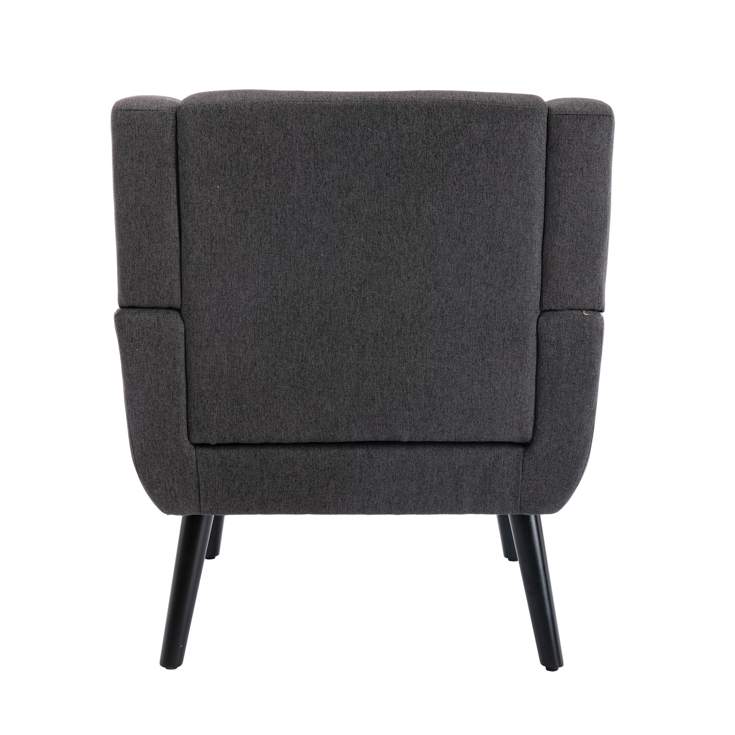 Modern Soft Linen  Ergonomic Accent Chair