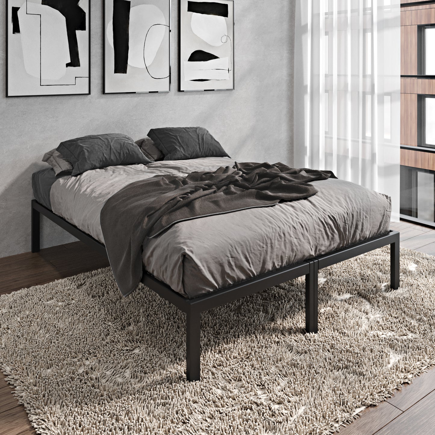 Metal Full Size Bed Frame