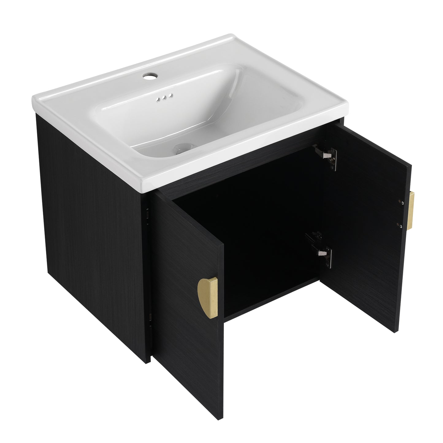 24 Inch Soft Close Doors Bathroom Vanity With Sink