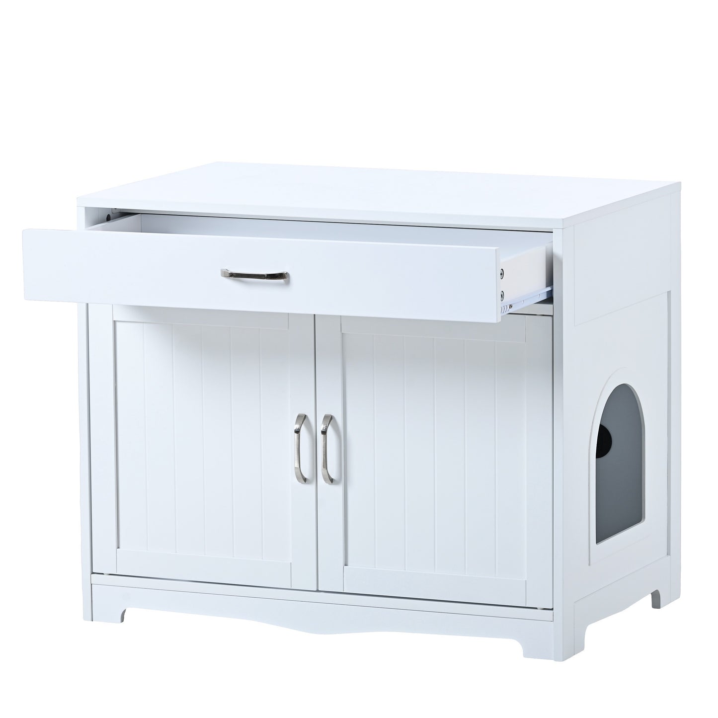 Litter Box Enclosure- White