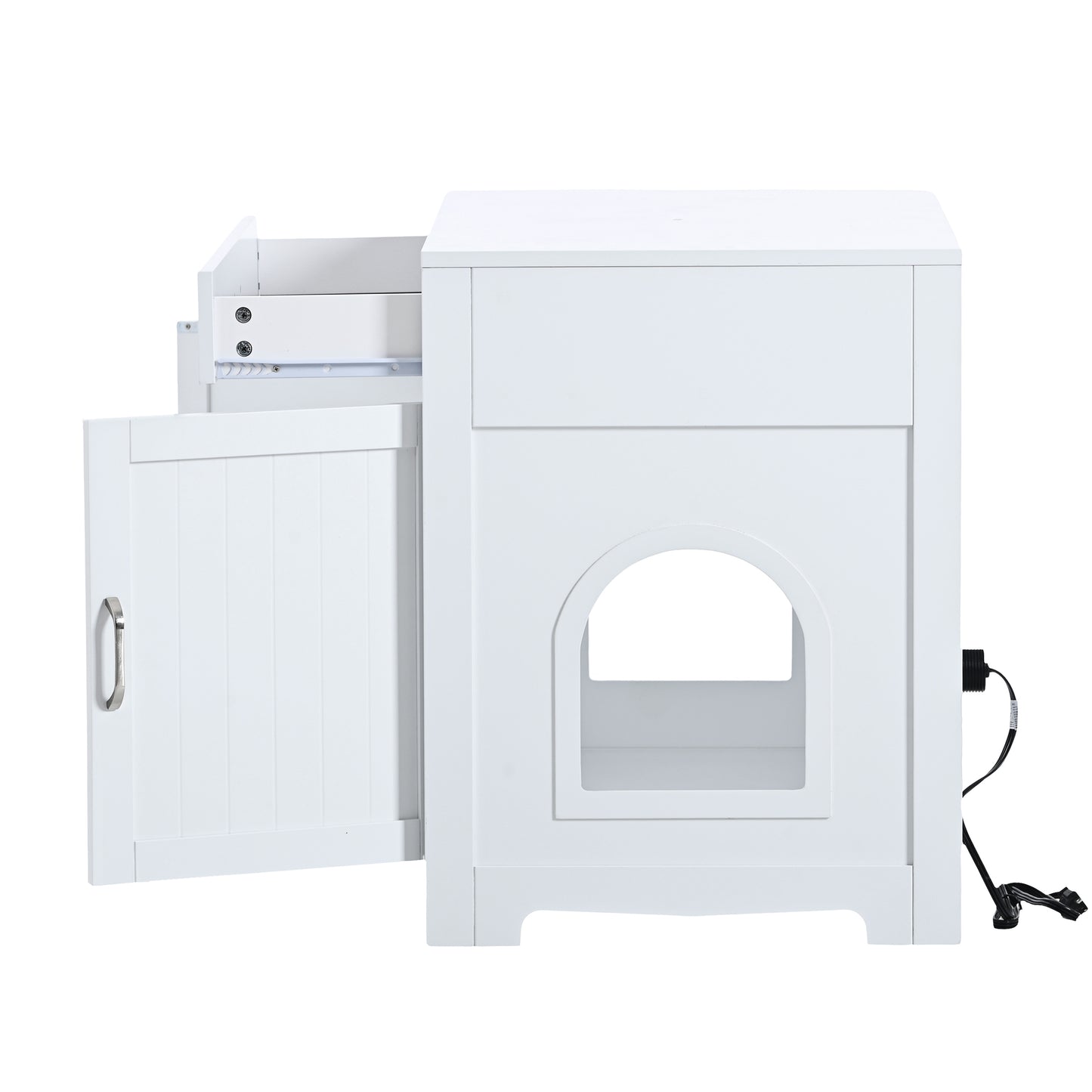 Litter Box Enclosure- White