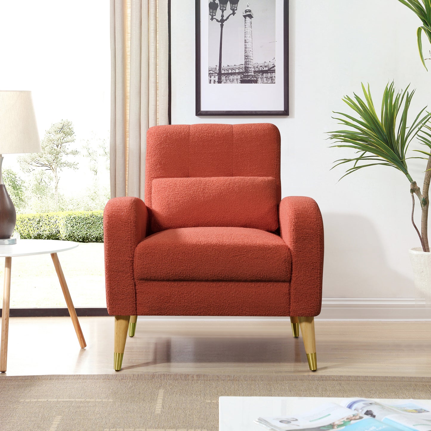 Red Accent Chair