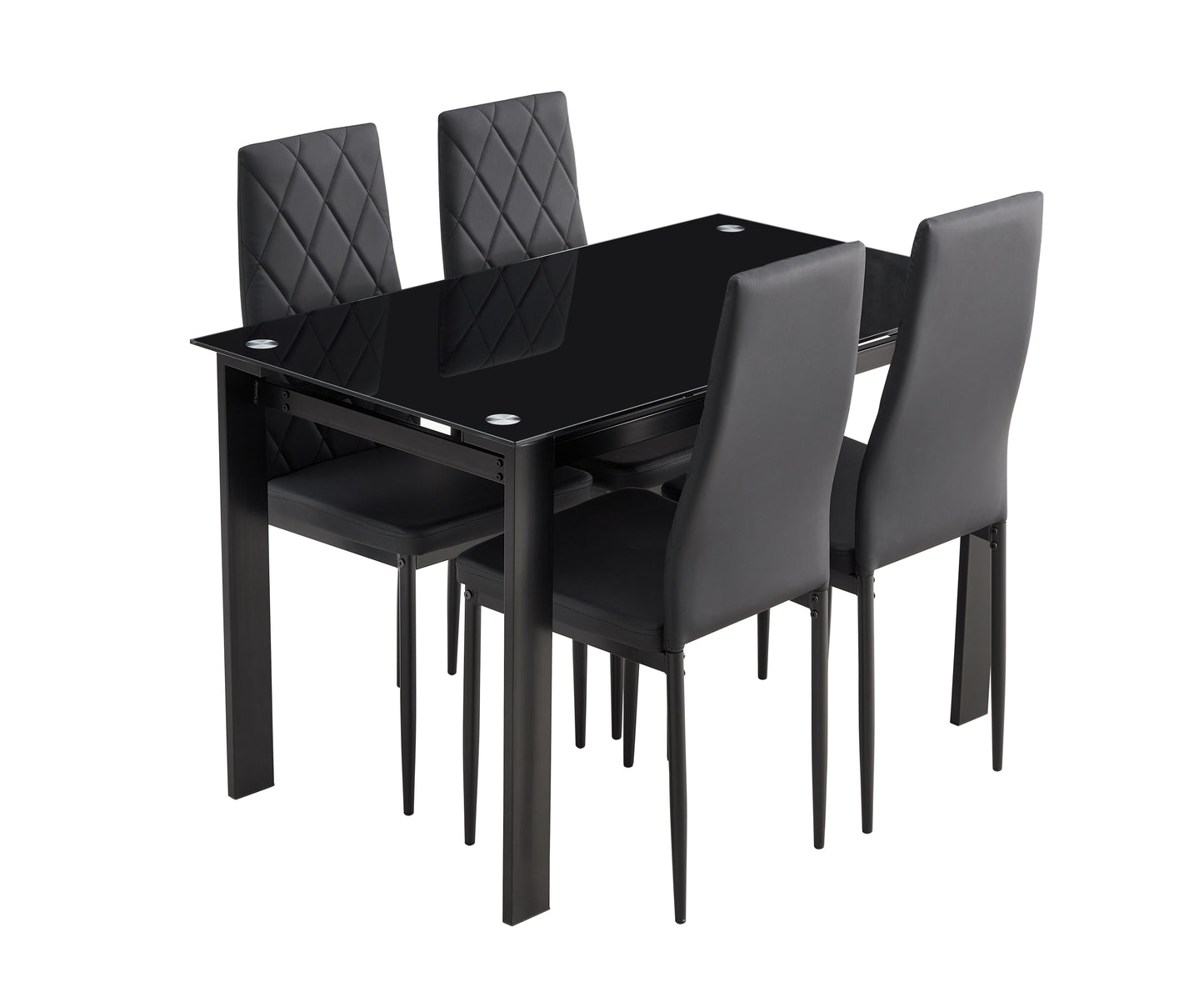 Aperson Modern 5 Piece Table Set