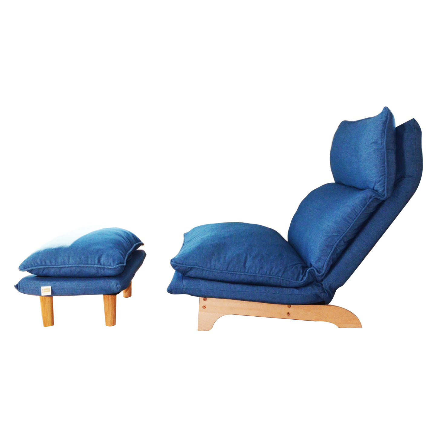 Reclining Floor Game Chair in Blue