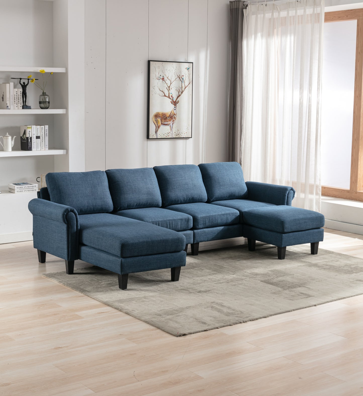 COOLMORE Accent sofa /Living room sofa sectional  sofa