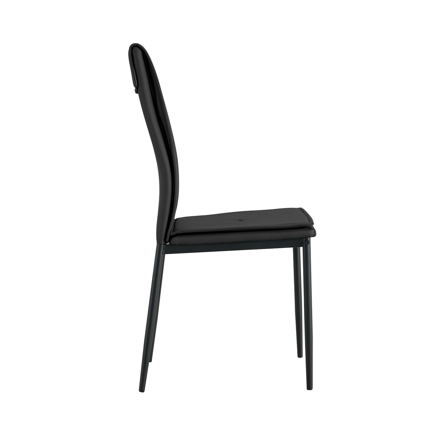 Uni Dining Chairs (set of 4), Black