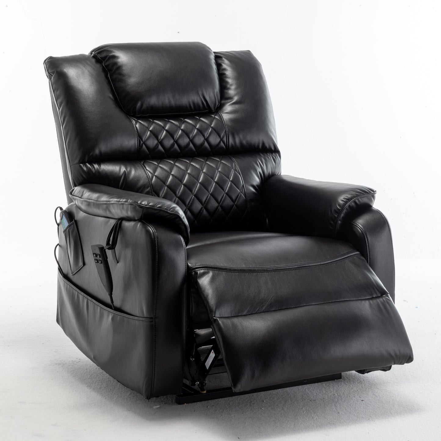 Lift chair w/ power supply (180 degree lying flat), Black