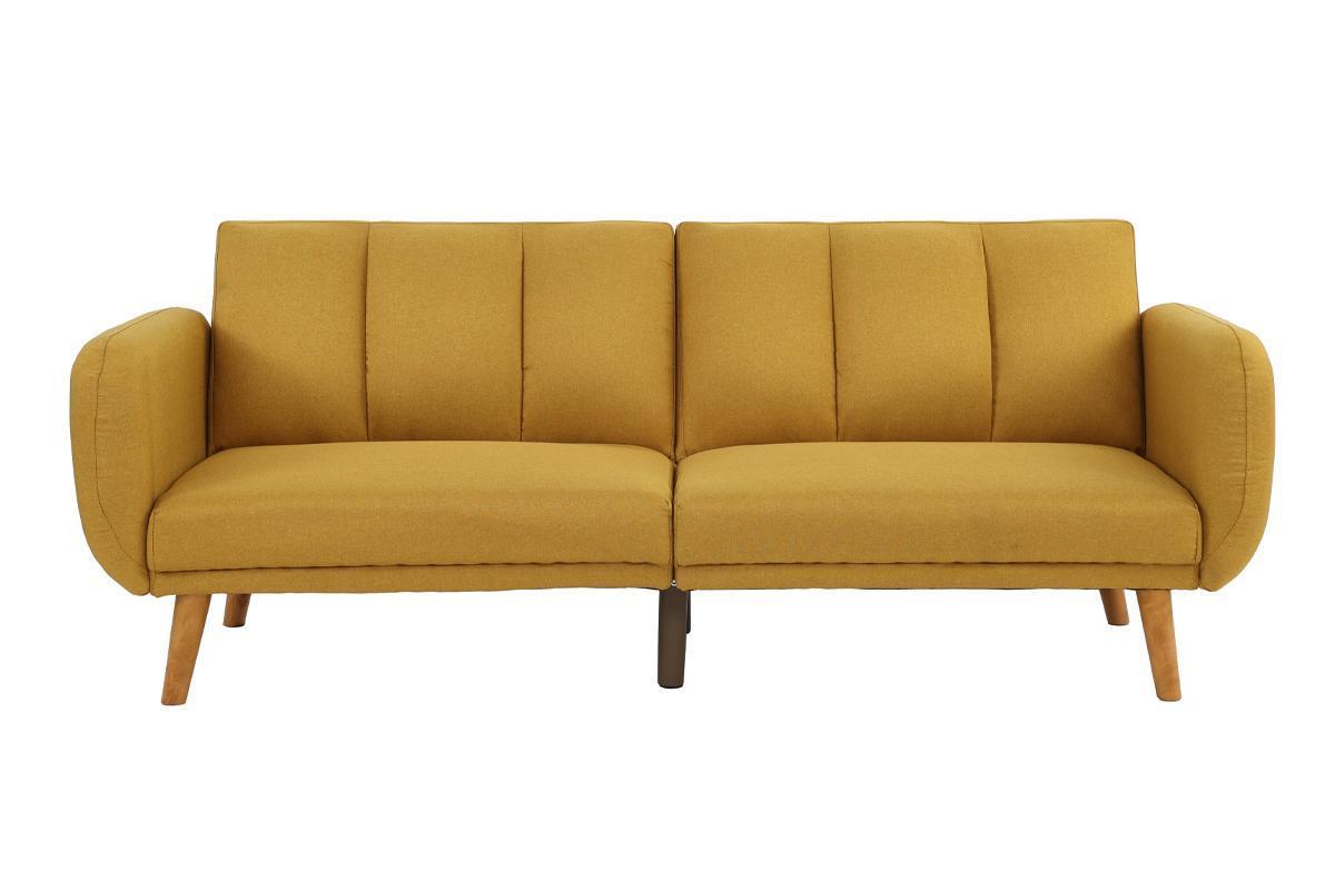 Elegant Modern Sofa-Mustard