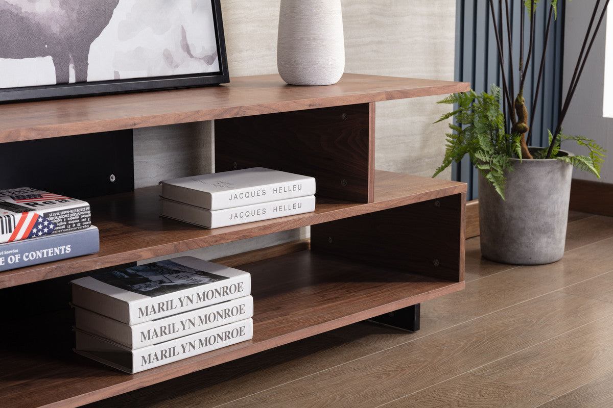 Iris Brown TV Stand