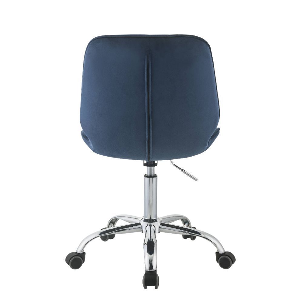 Muata Office Chair Twilight Blue Velvet