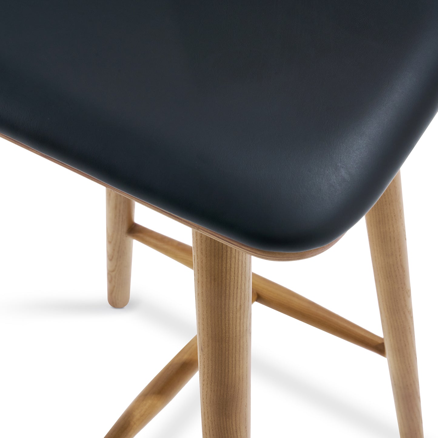 Wood Upholstered Counter Bar Stool