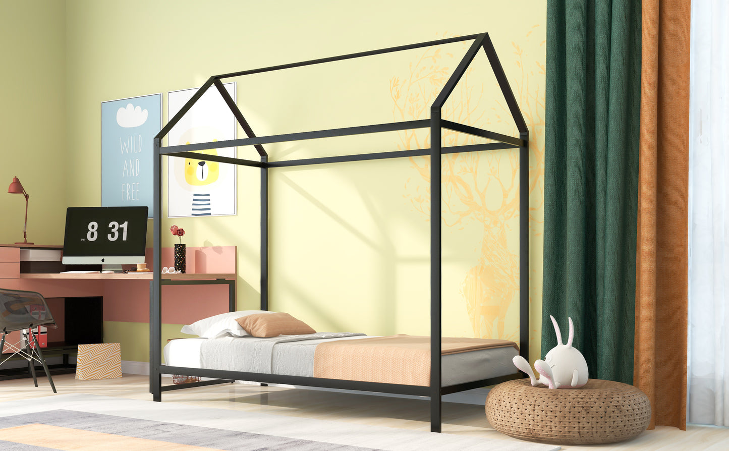 House Bed Frame Twin Size