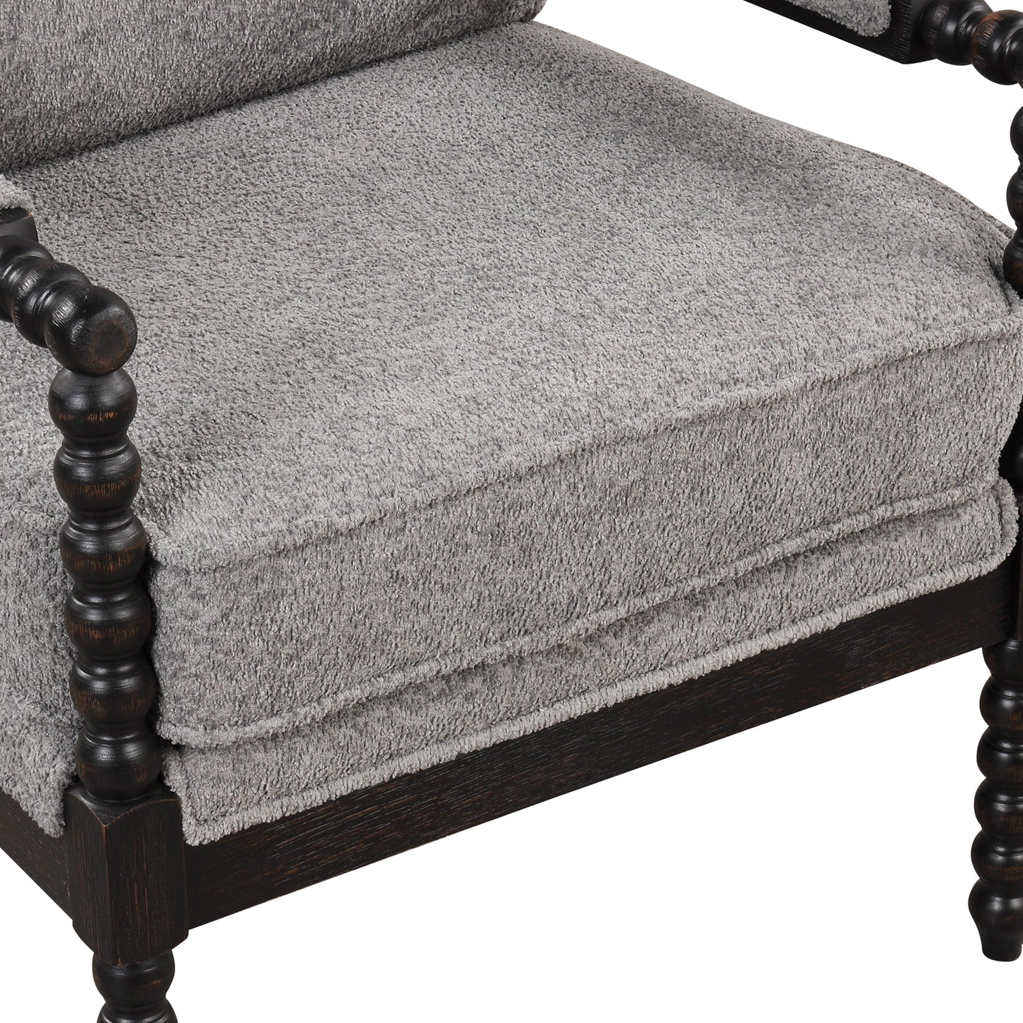 The Spindle Chair Black & Grey