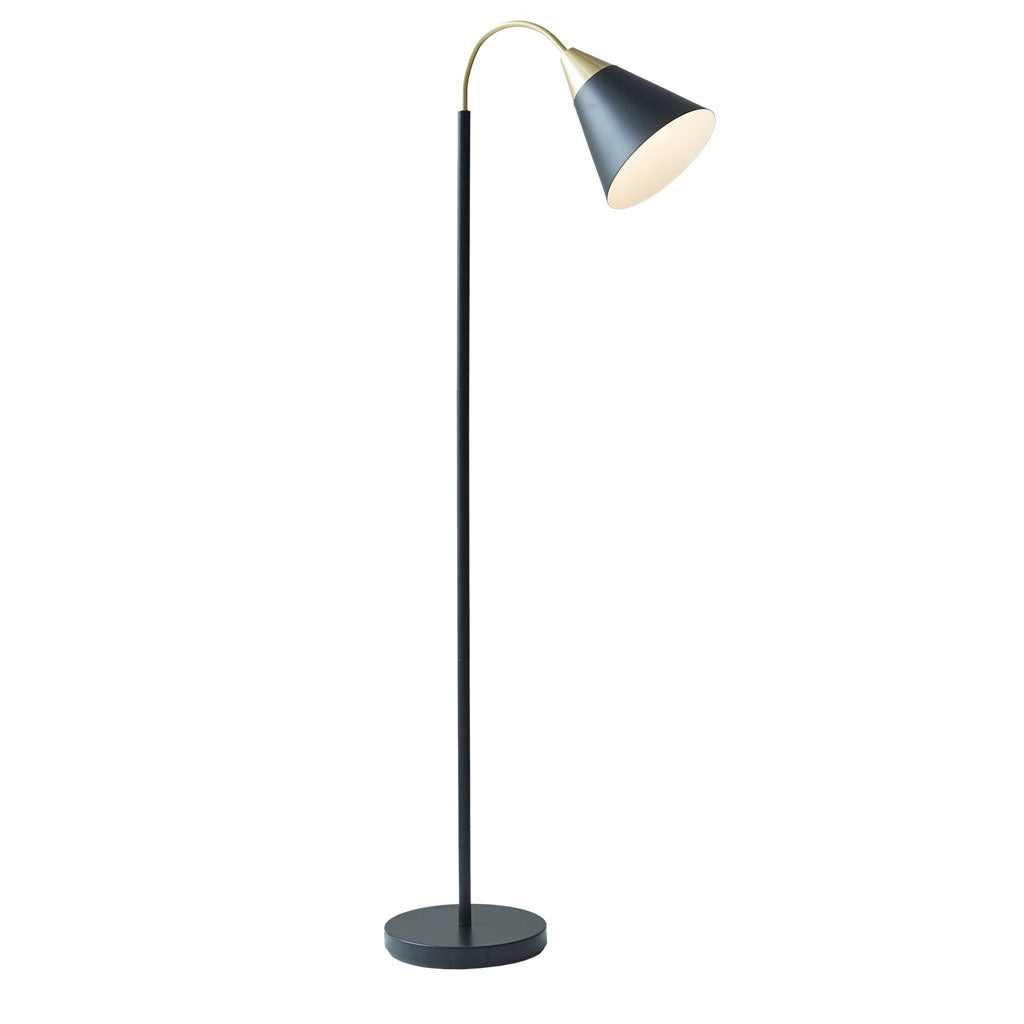 Beacon Arched Metal Floor Lamp with Chimney Shade