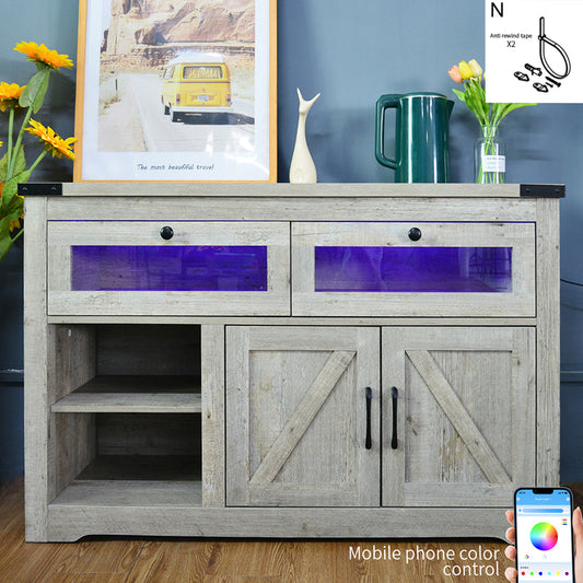 TV Cabinet ,  Modern LED TV Cabinet with Storage Drawers