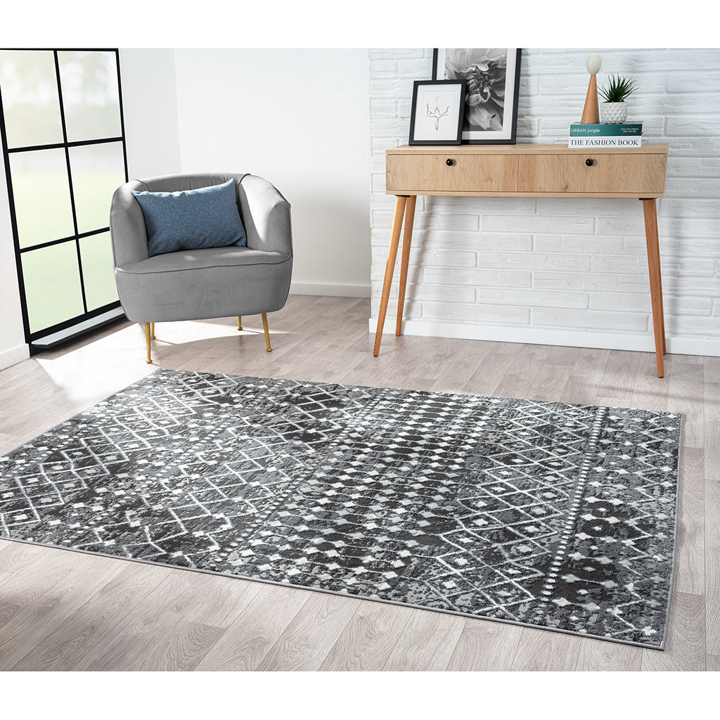 Hannah Moroccan Global Woven Area Rug 8x10