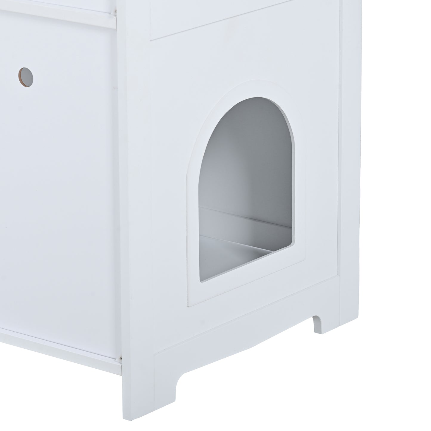 Litter Box Enclosure- White