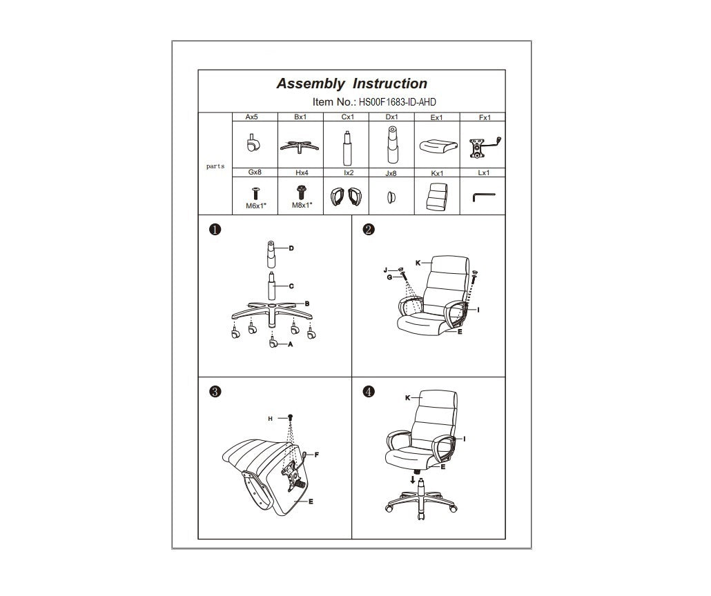 Heather Adjustable Height Desk Chair