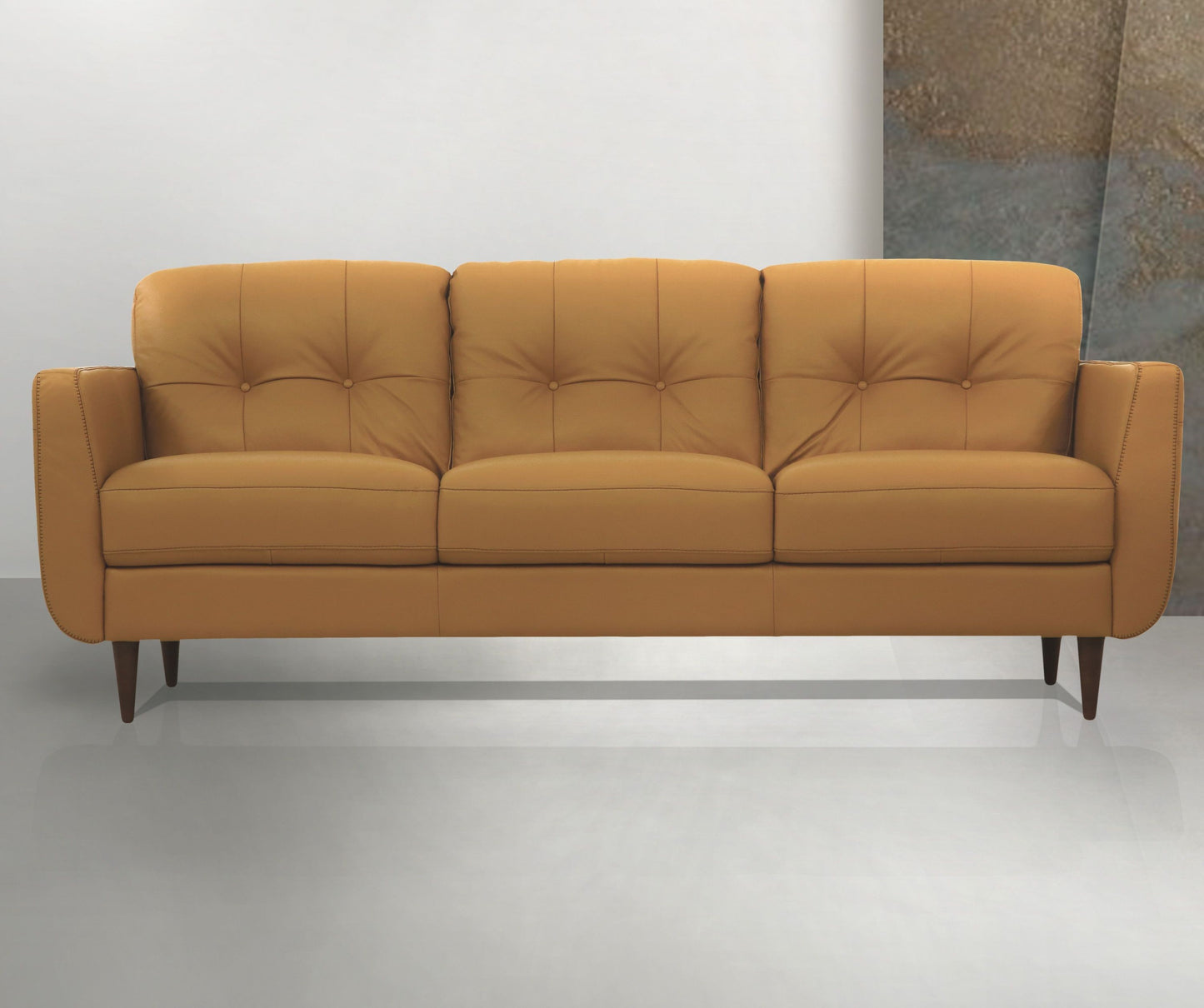 ACME Radwan Sofa, Camel Leather