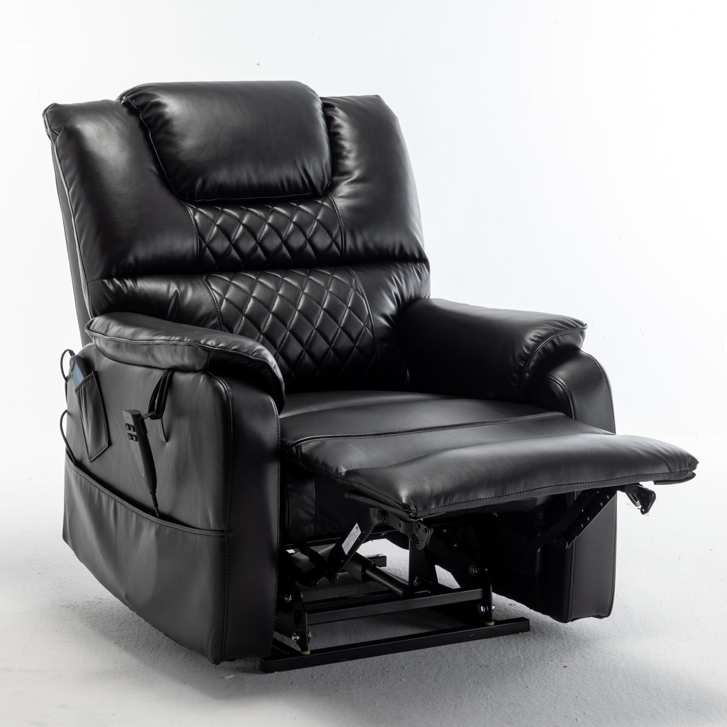 Lift chair w/ power supply (180 degree lying flat), Black