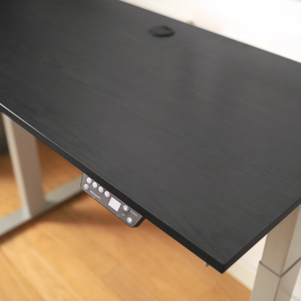 Florence Electric Height Adjustable  Desk in Black