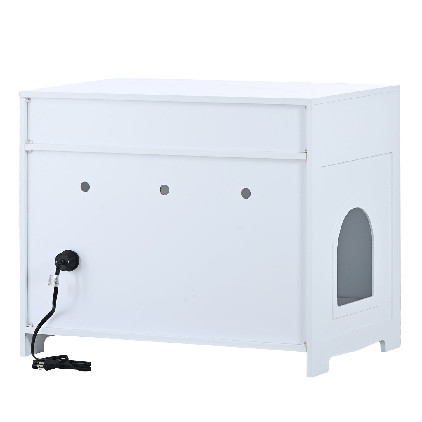 Litter Box Enclosure- White