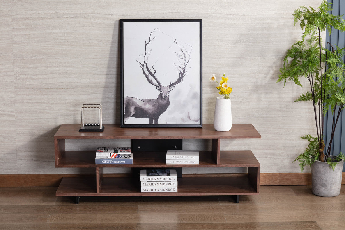 Iris Brown TV Stand