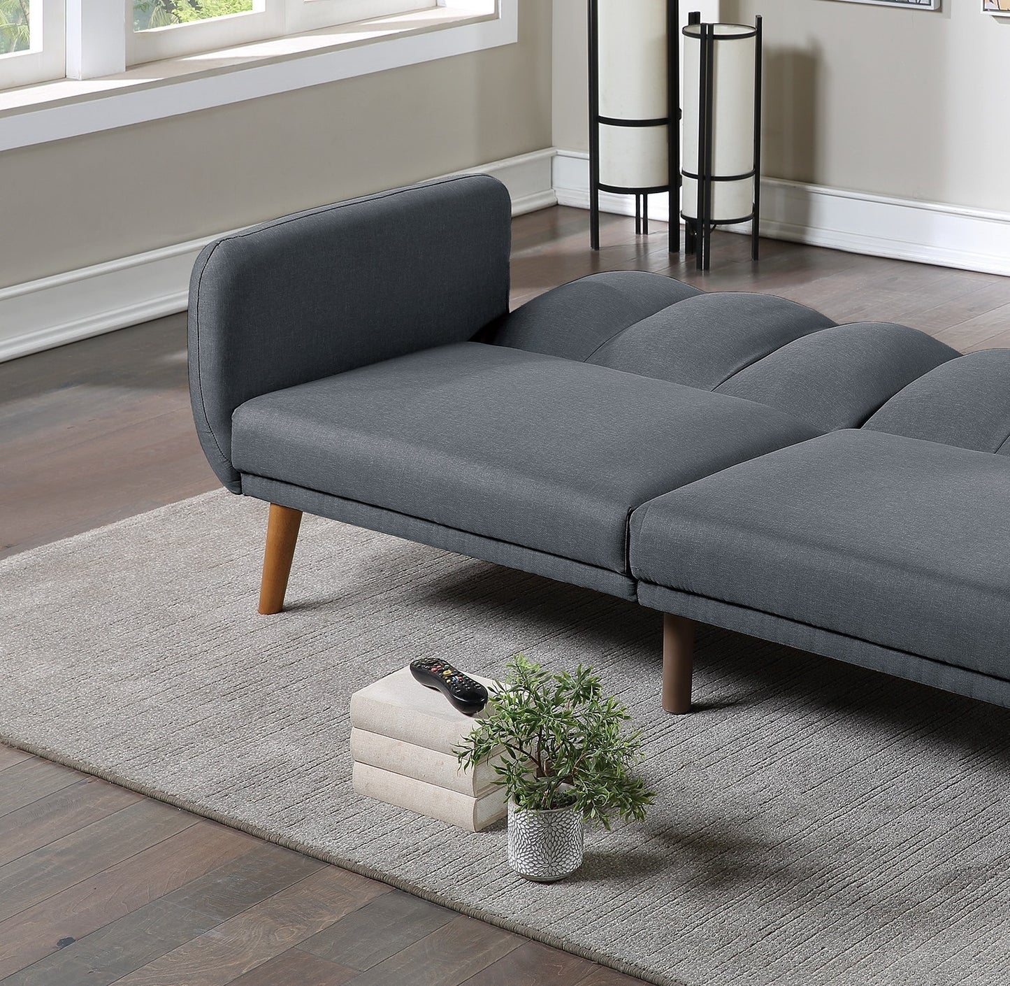 Elegant Modern Sleeper Sofa Blue Grey