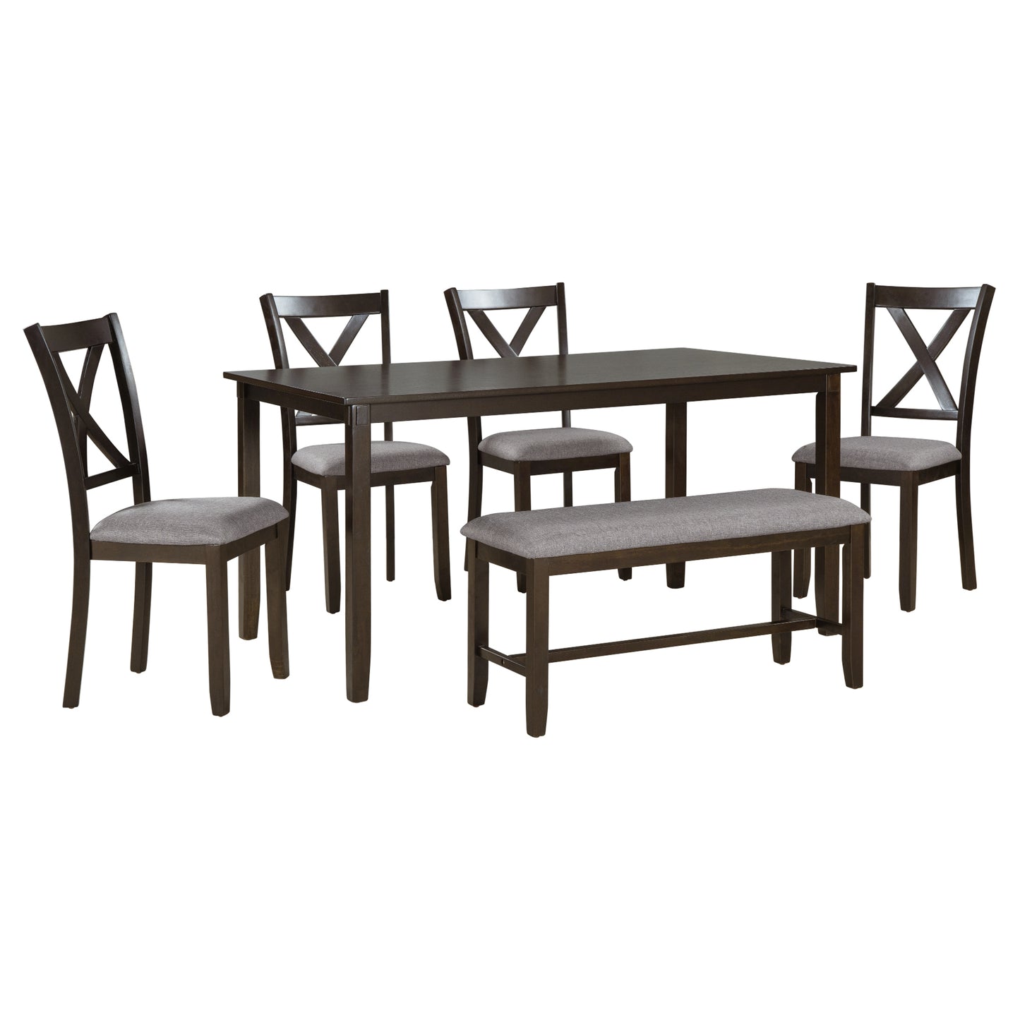 Selen 6-Piece Kitchen Dining Table Set