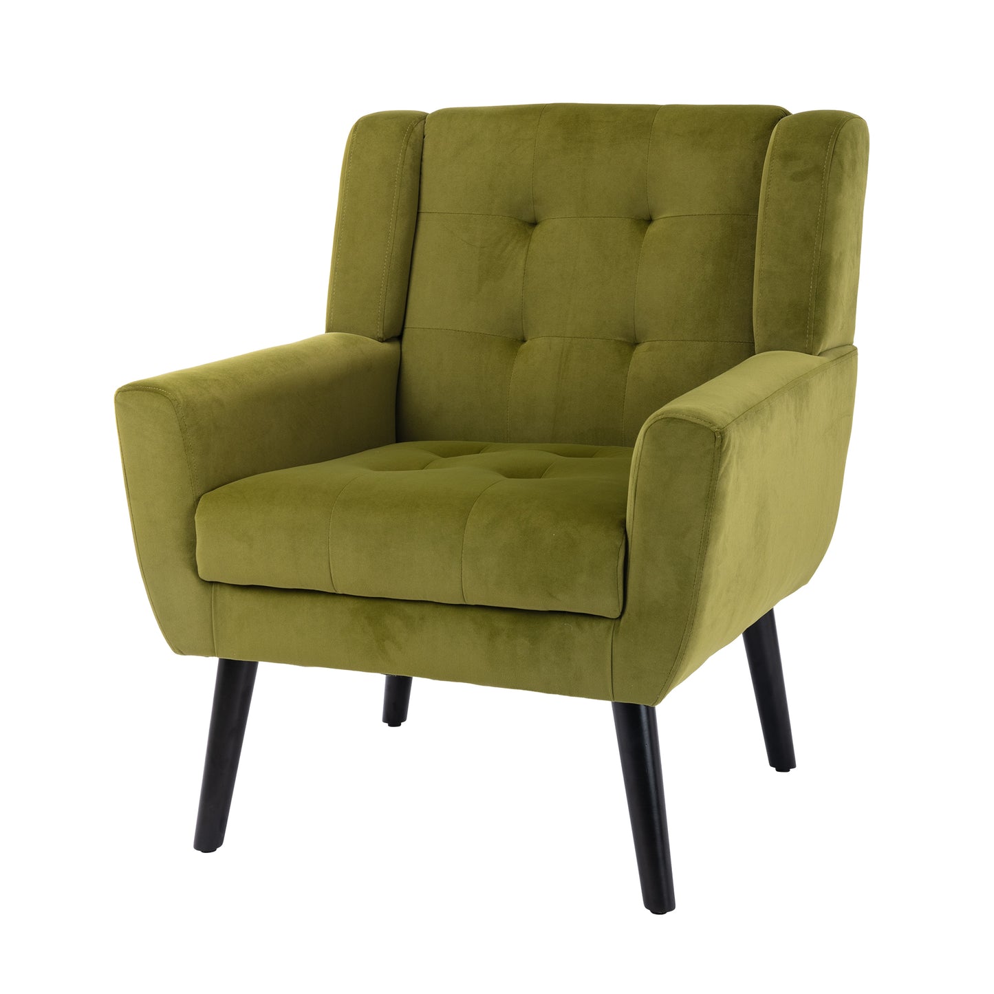 Modern Soft Velvet Ergonomic Accent Chair