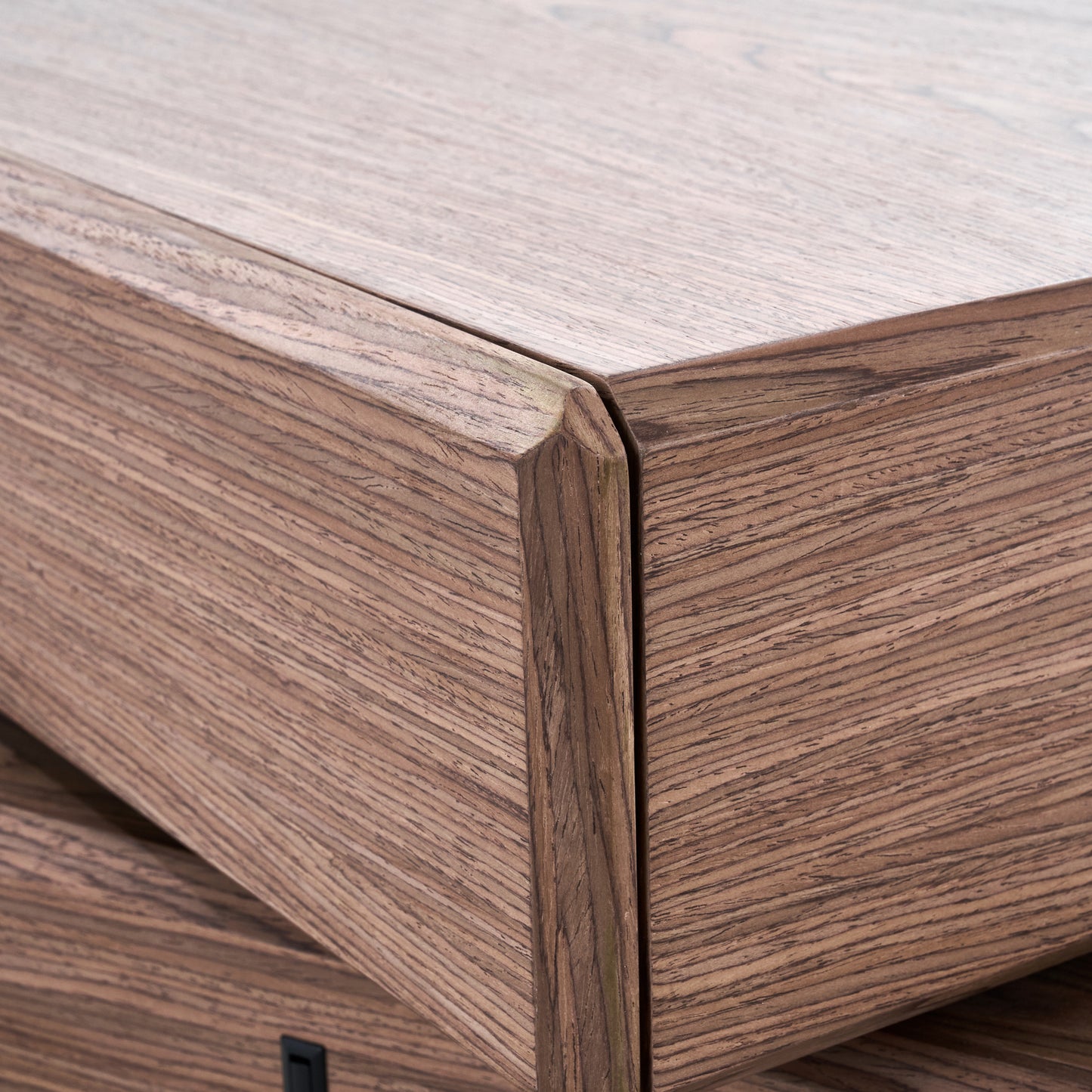 Walnut Magic Cube Storage Nightstand