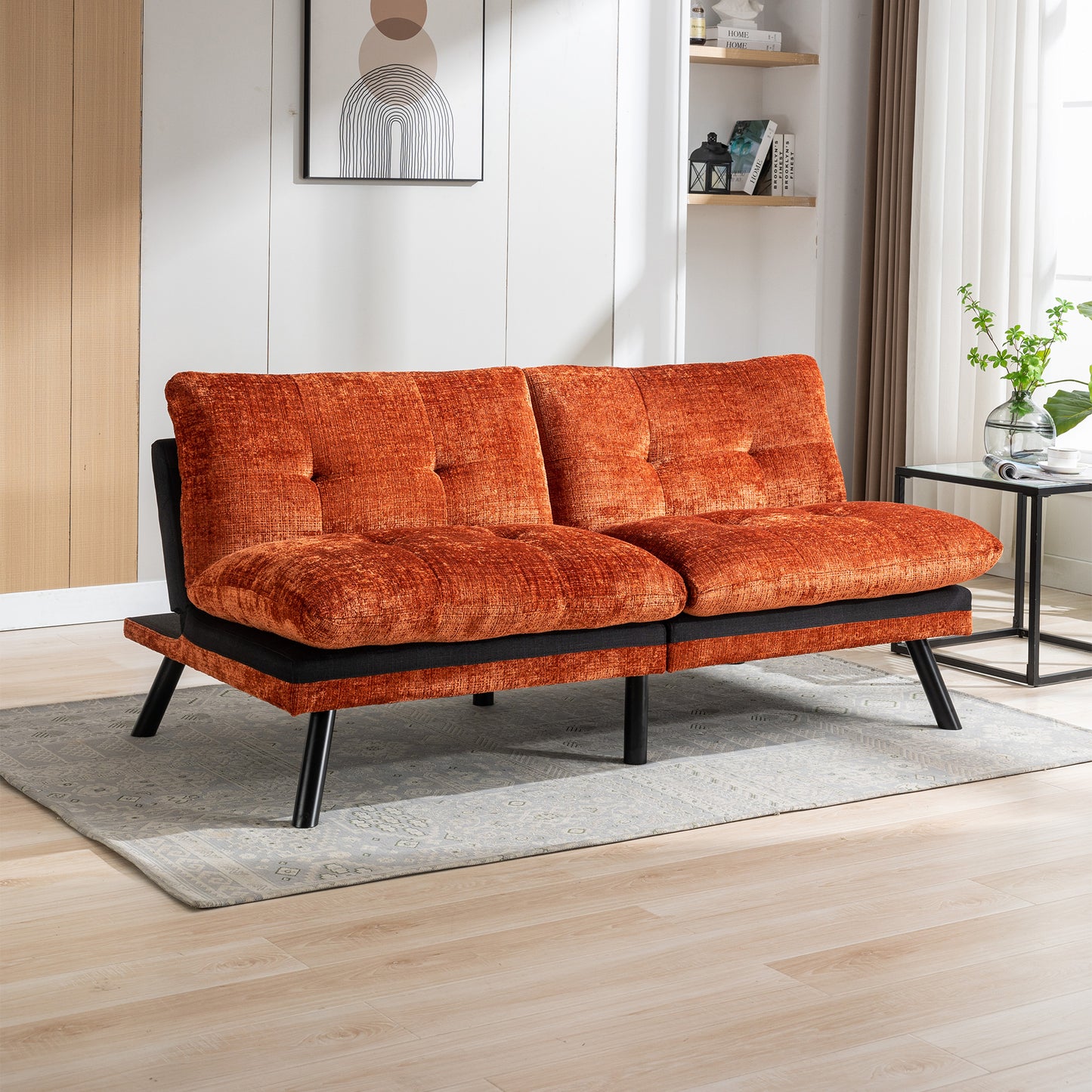 Convertible Loveseat Futon Sofa Bed