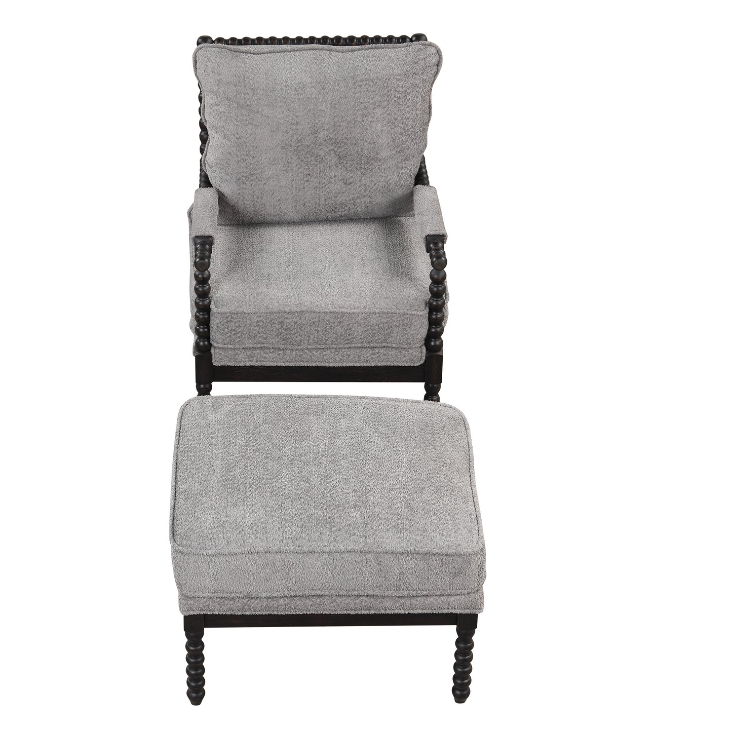 The Spindle Chair Black & Grey