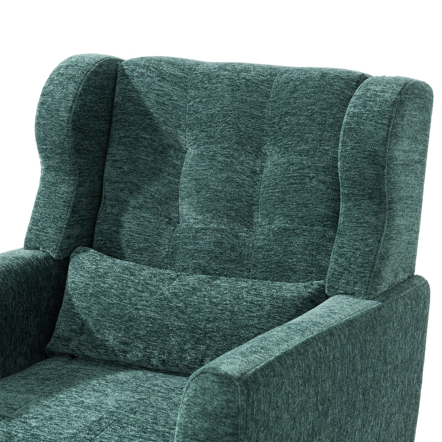 Modern Accent Chair(Blackish Green)