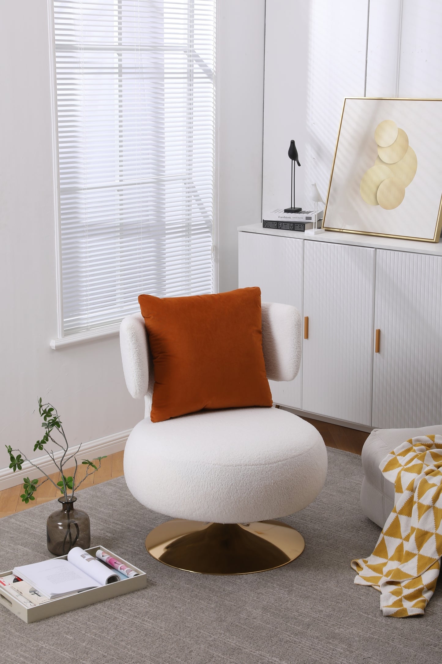 Swivel Accent Chair Armchair