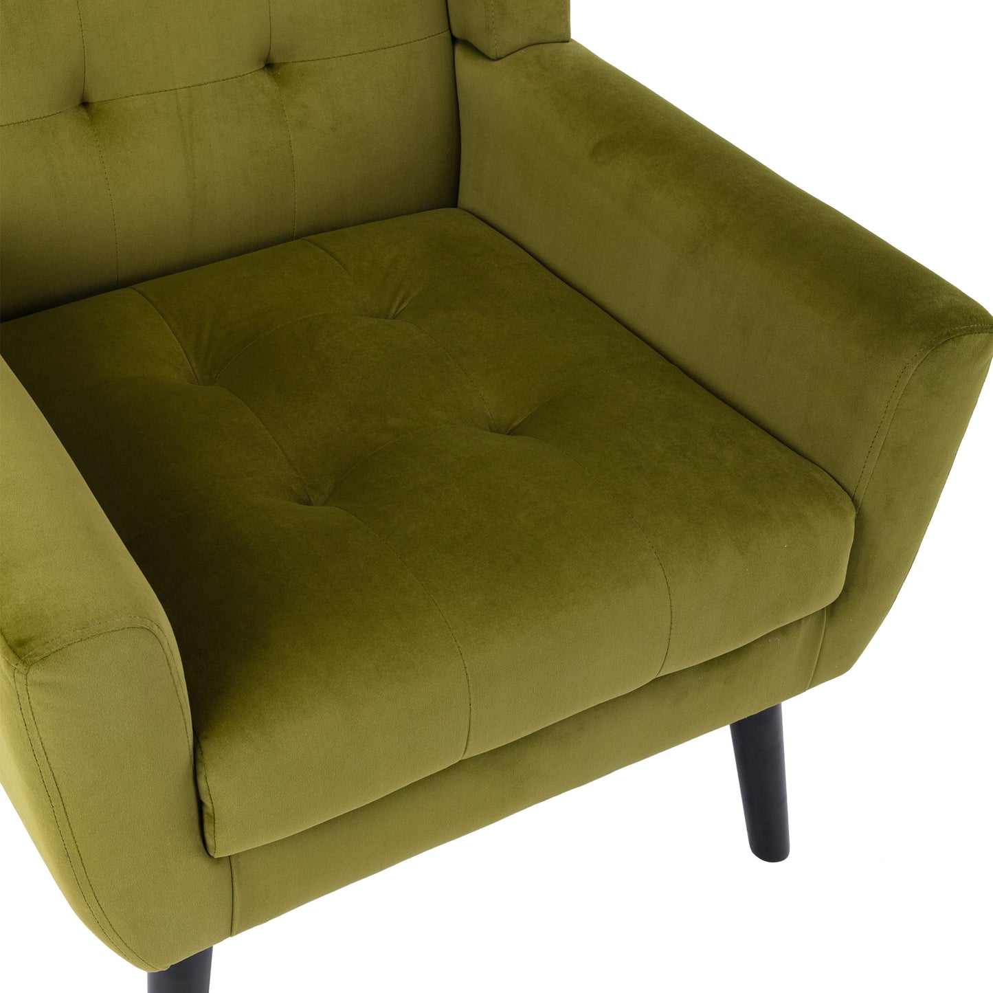 Modern Soft Velvet Ergonomic Accent Chair