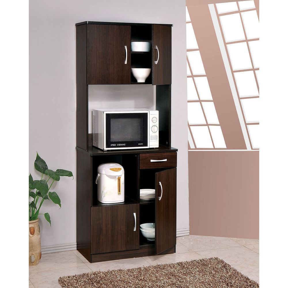 ACME Quintus Kitchen Cabinet in Espresso