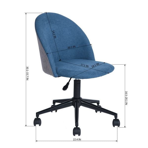 Auston Home Office Task Chair - Blue