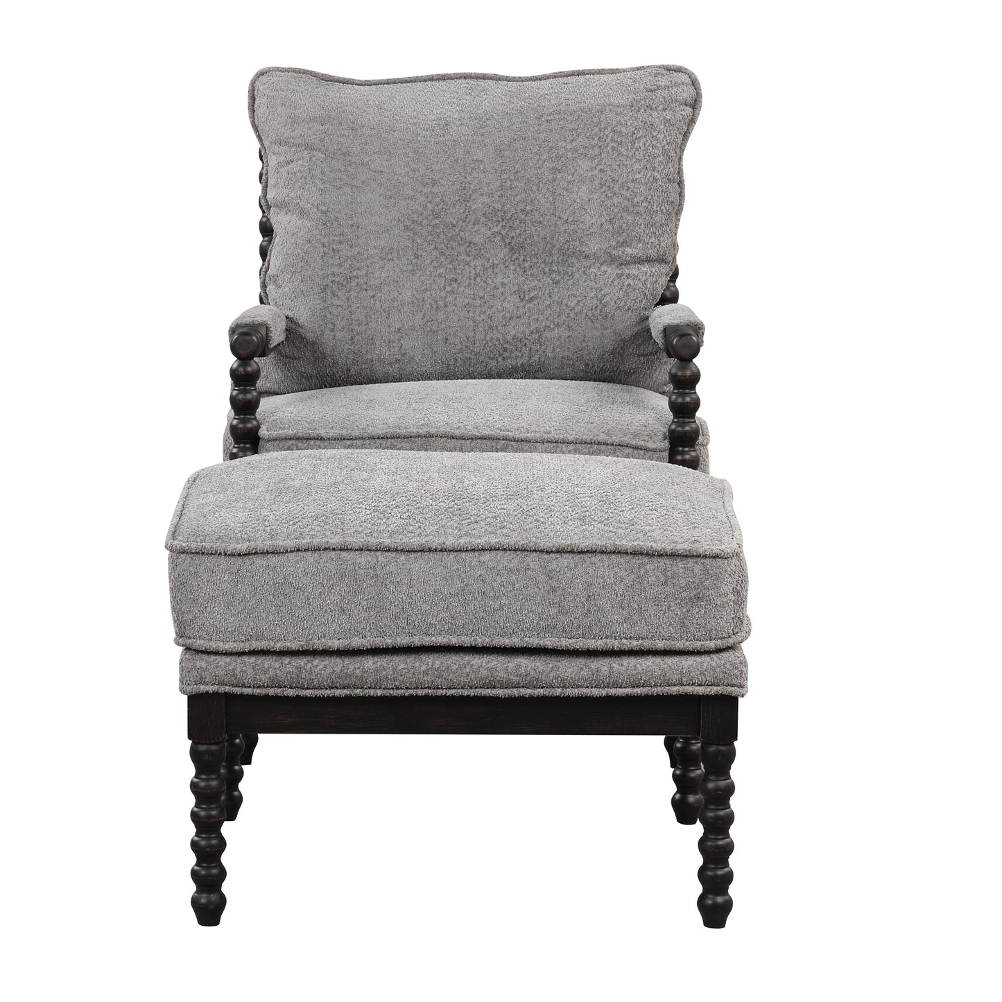 The Spindle Chair Black & Grey