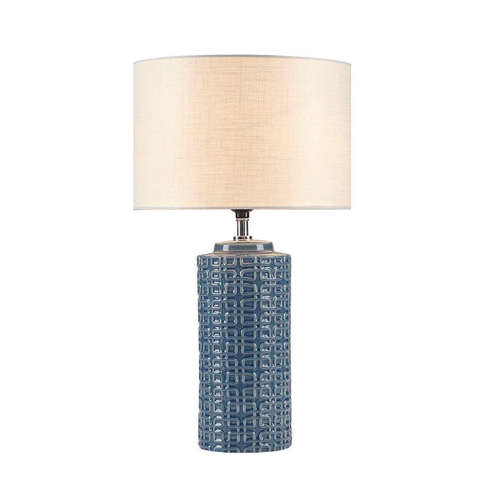 Jayda Geometric Ceramic Table Lamp