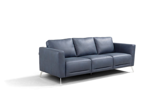 Astonic Sofa , Blue Leather