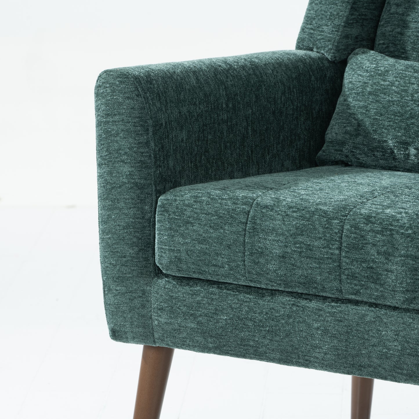 Modern Accent Chair(Blackish Green)