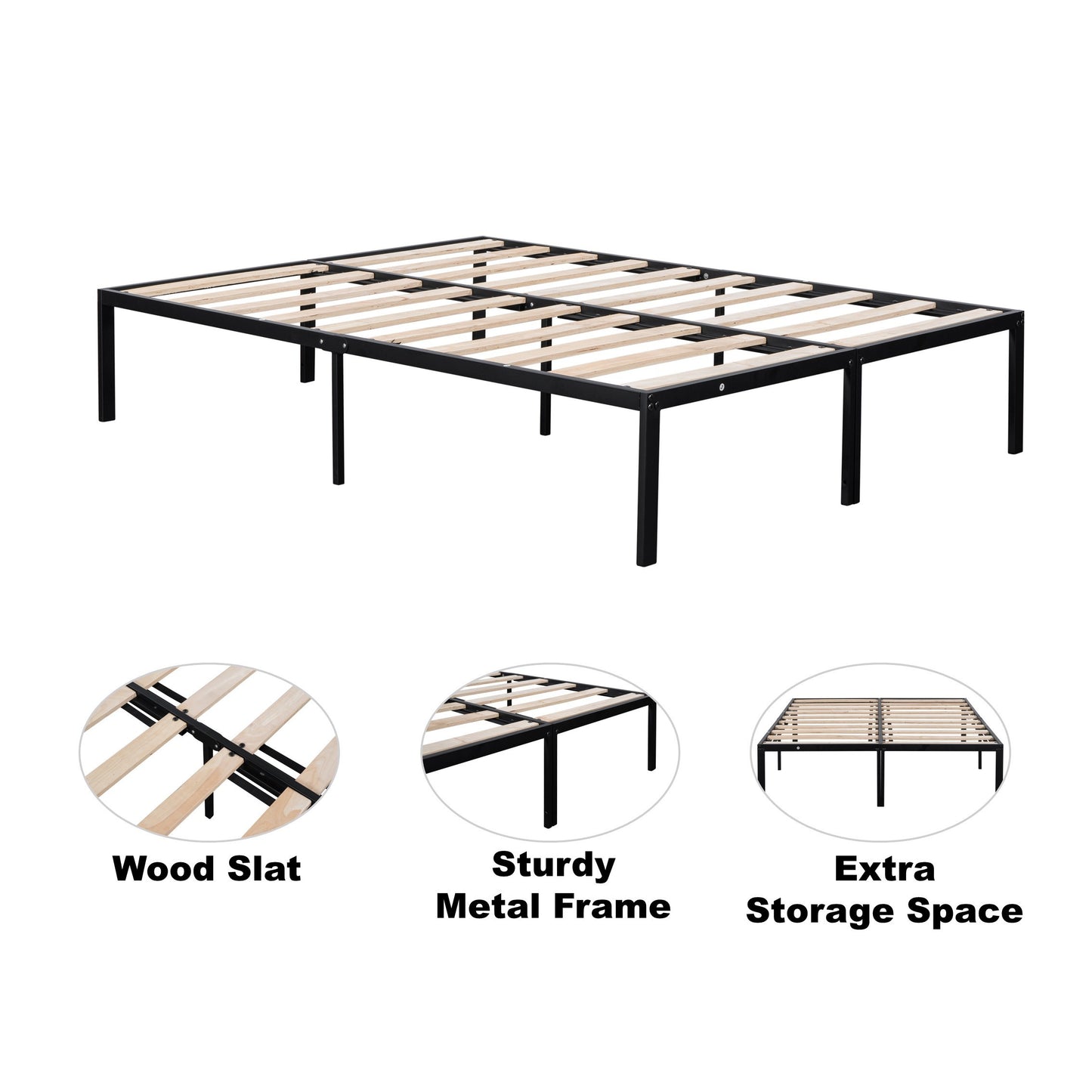 Metal Full Size Bed Frame