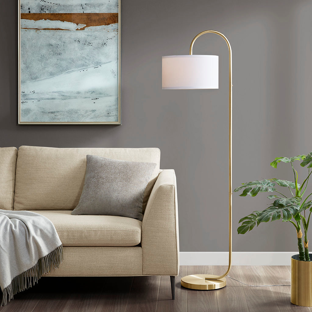 Attwell Arched Metal Floor Lamp