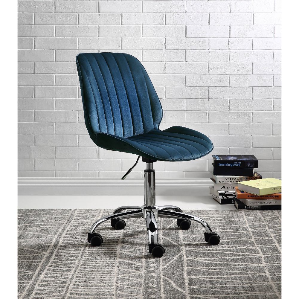 Muata Office Chair Twilight Blue Velvet